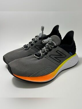 New Balance Fresh Foam Roav Mens 10.5 Gray MROAVGN Slip On Shoe Sneaker Athletic